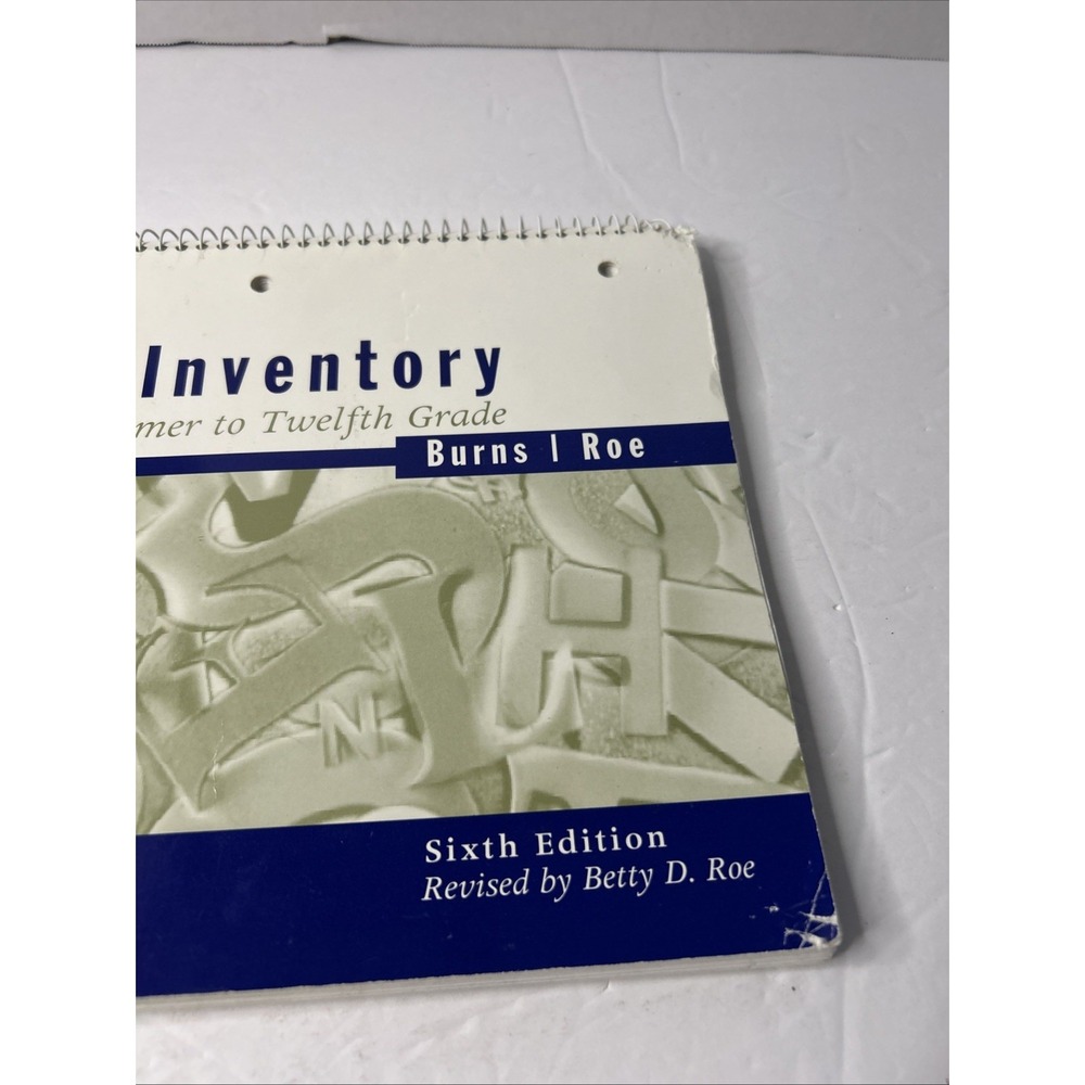 Informal Reading Inventory: Preprimer to Twelfth Grade, Sixth Edition - GOOD